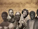 Composite illustration of African American poets Phillis Wheatley, Melvin B. Tolson, Dudley Randall, Gwendolyn Brooks, Yusef Komunyakaa, Paul Laurence Dunbar