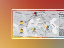 Map of the expansion of Indo-European languages from a source in the highlands of West Asia.