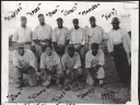 Team photo, Boston Tigers in 1940, Arthur Augustus “Fats” Johnson at far right 