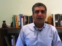 Photo of Harvard College dean Rakesh Khurana in shirtsleeves
