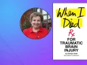 Photo of Carolyn Gold and the cover of her book, When I Died