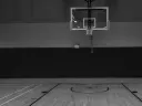 empty basketball court