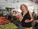 Corky White relies on her local farmers’ market in Somerville, Massachusetts, for the foods she cooks, pickles, and preserves.