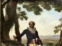 <i>Portrait of a Hunter in a Landscape,</i> attributed to Louis Gauffier (1762-1801), is said to be a portrait of General Dumas.