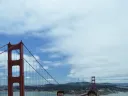 Cynthia Cheung, You-Myeong Kim '17, Kunho Kim '17, and Brad Riew '17 in San Francisco in July 2014, at the beginning of their cross-country road trip.