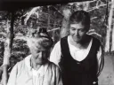 Millicent Todd Bingham looks over her mother’s shoulder in this double portrait from 1931.