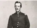 Historic photograph of Charles Follen Cabot, Civil War soldier, standing, in uniform