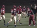 A welcoming committee greeted place-kicker Andrew Flesher after his game-winning field goal in the final minute of the Dartmouth game. Left to right: backup quarterback Michael Pruneau (11), the holder on the kick; team captain Josh Boyd (52); Flesher (2); injured tight end Cameron Brate (87); injured linebacker Connor Sheehan (50); and special teams coach Ryan Crawford.