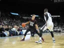 Freshman Corey Johnson sank five three-pointers against Providence on Saturday, the most by any Harvard player since then-senior Laurent Rivard sank six in 2014.