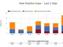 Harvard coronavirus dashboard chart shows rising coronavirus cases, particularly among graduate students, in the week to November 16, 2020.