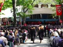 Photograph Commencement procession into Harvard Yard Tercentenary Theatre