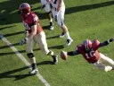 Quarterback Collier Winters dove for Harvard’s third touchdown in a 37-20 defeat of Penn.