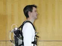 Conor Walsh&rsquo;s lab is designing a robotic &ldquo;exosuit&rdquo; to aid human movement; soft and lightweight, it can be worn under clothes. 