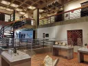 View of the two-tiered interior of the Armenian museum 