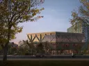 A view of the conference from Western Avenue.