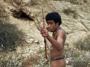 Comedian Richard Pryor sends up the image of a “primitive” in this 1968 photograph, which appears on the cover of Laughing Fit to Kill.
