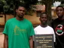 The Harvard team: Darryl Finkton ’10, Sangu Delle ’10, and Ndu Okereke ’10